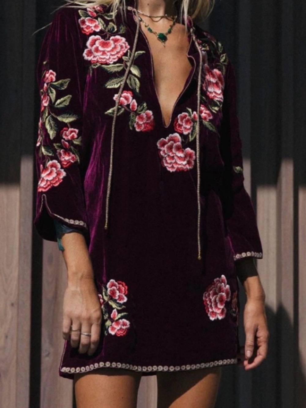 Chasing Unicorns Rolling Stones Velvet Tunic